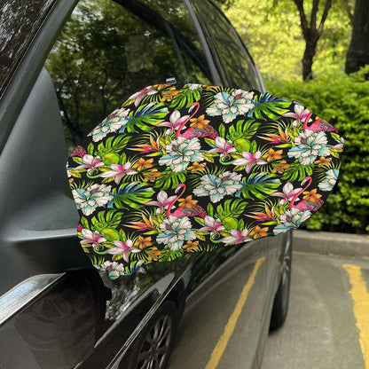 Hawaiian Aloha Tropical Pattern Print Car Side Mirror Covers