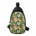 Hawaiian Aloha Tropical Pattern Print Sling Bag