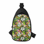 Hawaiian Aloha Tropical Pattern Print Chest Bag
