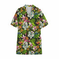 Hawaiian Aloha Tropical Pattern Print Cotton Hawaiian Shirt