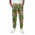 Hawaiian Aloha Tropical Pattern Print Cotton Sweatpants