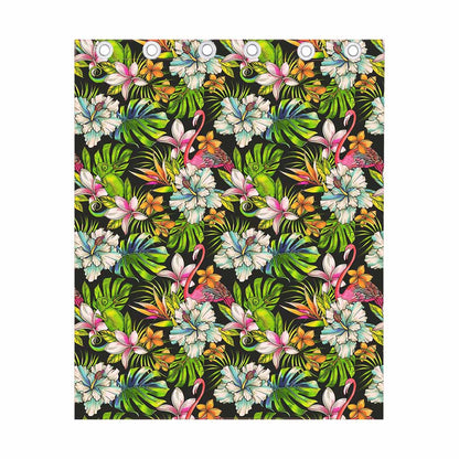 Hawaiian Aloha Tropical Pattern Print Curtain