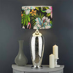 Hawaiian Aloha Tropical Pattern Print Drum Lamp Shade