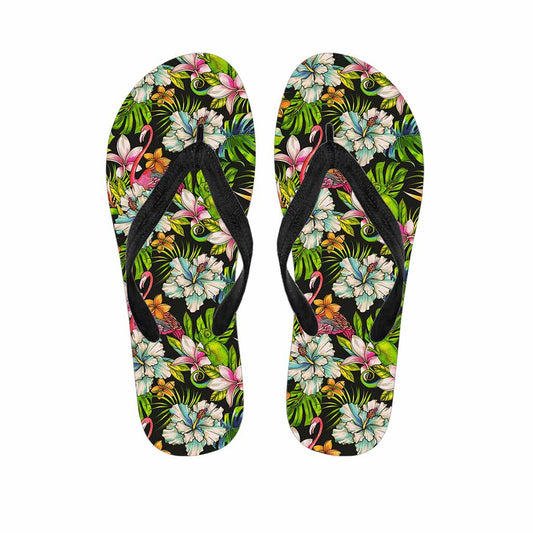 Hawaiian Aloha Tropical Pattern Print Flip Flops