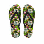 Hawaiian Aloha Tropical Pattern Print Flip Flops