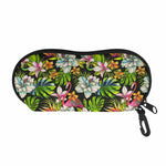 Hawaiian Aloha Tropical Pattern Print Glasses Case