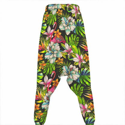 Hawaiian Aloha Tropical Pattern Print Hammer Pants