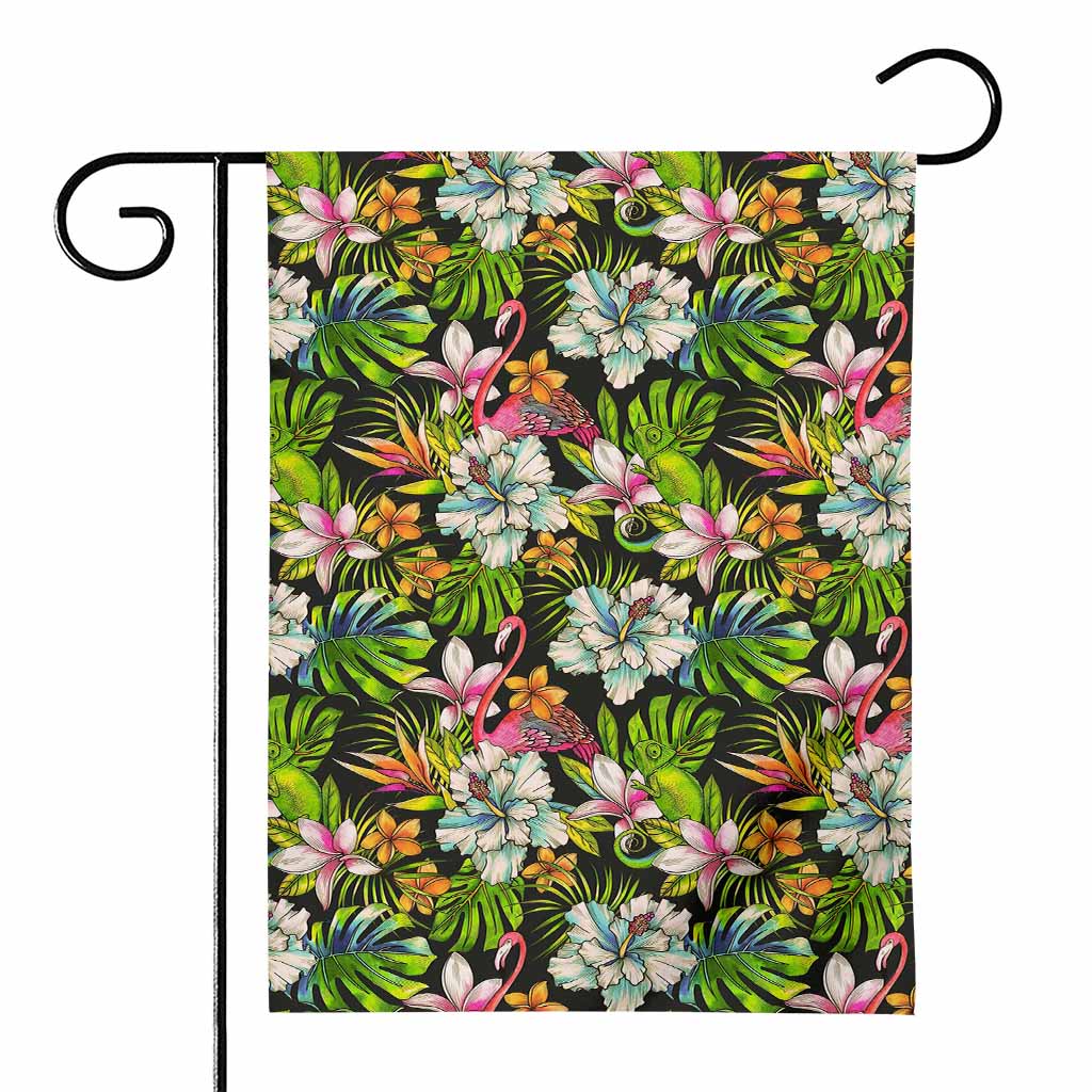 Hawaiian Aloha Tropical Pattern Print House Flag