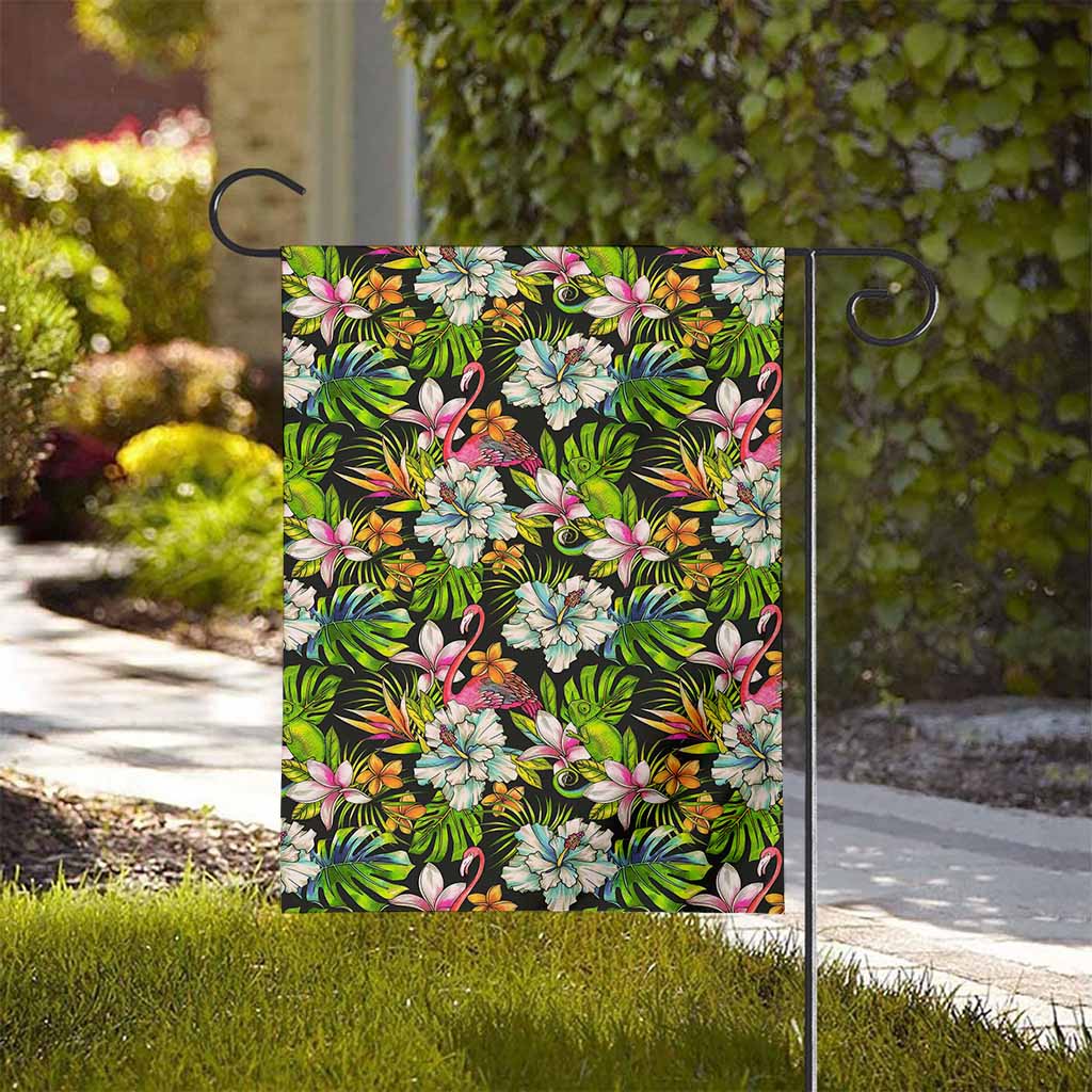 Hawaiian Aloha Tropical Pattern Print House Flag