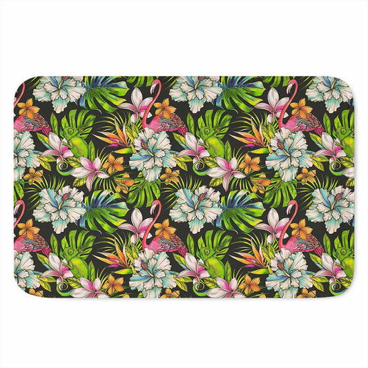 Hawaiian Aloha Tropical Pattern Print Indoor Door Mat