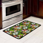 Hawaiian Aloha Tropical Pattern Print Kitchen Mat