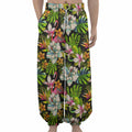 Hawaiian Aloha Tropical Pattern Print Lantern Pants
