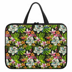 Hawaiian Aloha Tropical Pattern Print Laptop Sleeve With Handle