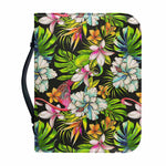 Hawaiian Aloha Tropical Pattern Print Leather Bible Cover