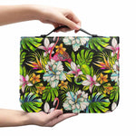 Hawaiian Aloha Tropical Pattern Print Leather Bible Cover