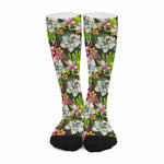 Hawaiian Aloha Tropical Pattern Print Long Socks