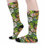 Hawaiian Aloha Tropical Pattern Print Long Socks