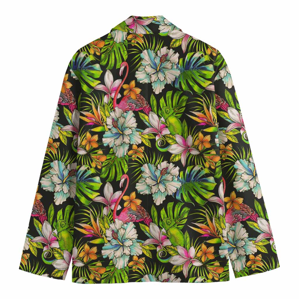 Hawaiian Aloha Tropical Pattern Print Men's Blazer