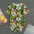 Hawaiian Aloha Tropical Pattern Print Men's Bodysuit