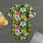 Hawaiian Aloha Tropical Pattern Print Men's Bodysuit