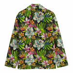 Hawaiian Aloha Tropical Pattern Print Men's Cotton Blazer