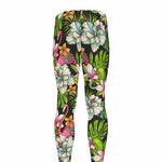 Hawaiian Aloha Tropical Pattern Print Men's leggings