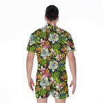 Hawaiian Aloha Tropical Pattern Print Men's Rompers