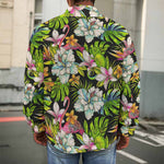 Hawaiian Aloha Tropical Pattern Print Men's Shirt Jacket