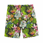 Hawaiian Aloha Tropical Pattern Print Men's Sports Shorts
