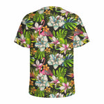 Hawaiian Aloha Tropical Pattern Print Men's Sports T-Shirt