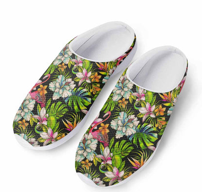 Hawaiian Aloha Tropical Pattern Print Mesh Casual Shoes