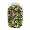Hawaiian Aloha Tropical Pattern Print Mesh Laundry Hamper