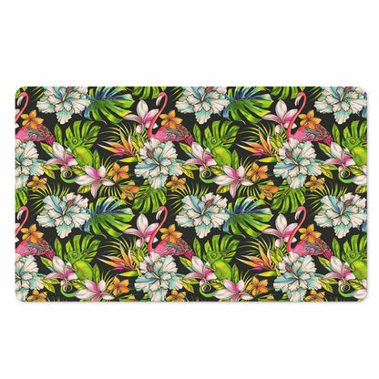 Hawaiian Aloha Tropical Pattern Print Polyester Doormat