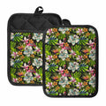 Hawaiian Aloha Tropical Pattern Print Pot Holders With Pocket