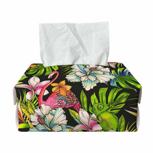 Hawaiian Aloha Tropical Pattern Print Rectangle Tissue Box Cover