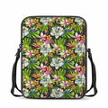 Hawaiian Aloha Tropical Pattern Print Rectangular Crossbody Bag