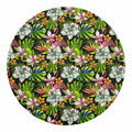 Hawaiian Aloha Tropical Pattern Print Round Blanket