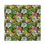 Hawaiian Aloha Tropical Pattern Print Silk Bandana