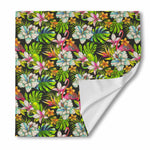 Hawaiian Aloha Tropical Pattern Print Silk Bandana