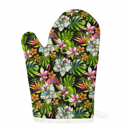 Hawaiian Aloha Tropical Pattern Print Single Oven Mitt
