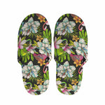 Hawaiian Aloha Tropical Pattern Print Slippers