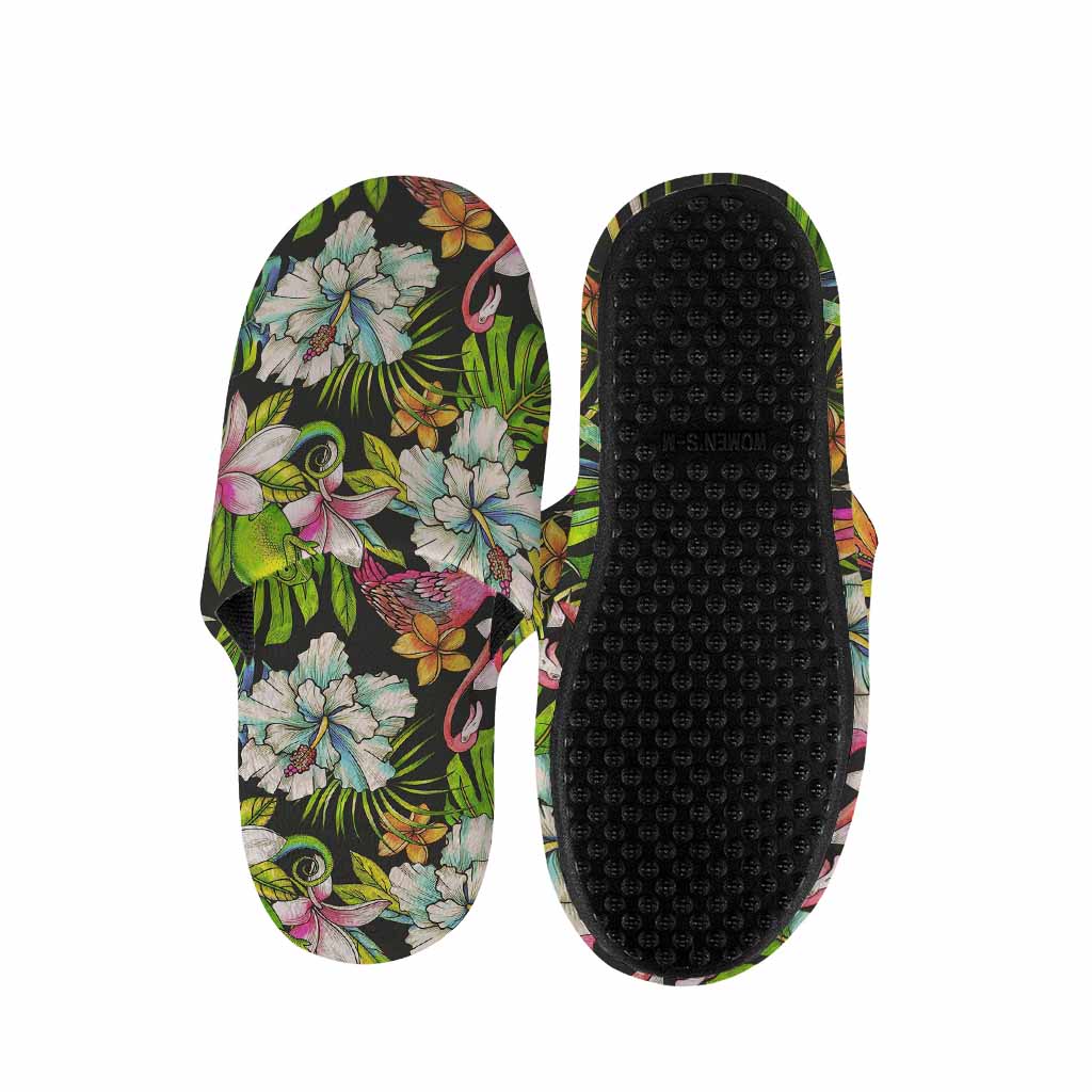 Hawaiian Aloha Tropical Pattern Print Slippers