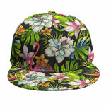 Hawaiian Aloha Tropical Pattern Print Snapback Cap