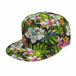 Hawaiian Aloha Tropical Pattern Print Snapback Cap