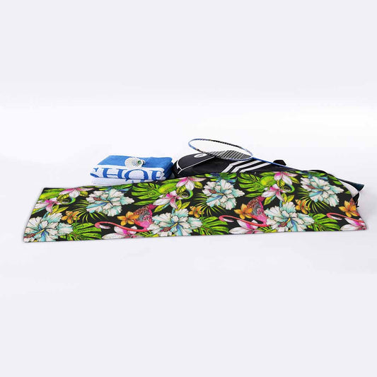 Hawaiian Aloha Tropical Pattern Print Sports Towel