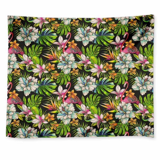 Hawaiian Aloha Tropical Pattern Print Tapestry