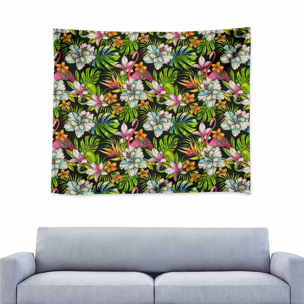 Hawaiian Aloha Tropical Pattern Print Tapestry