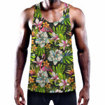 Hawaiian Aloha Tropical Pattern Print Training Tank Top