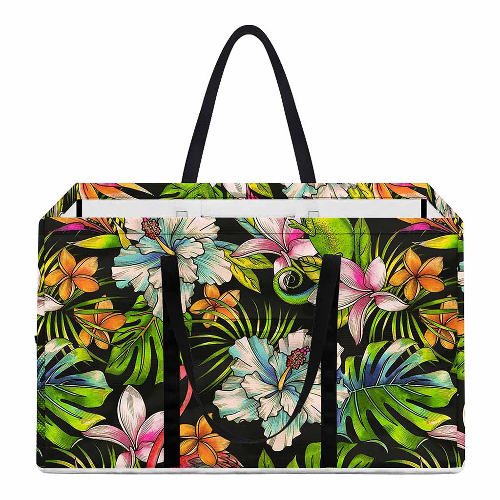 Hawaiian Aloha Tropical Pattern Print Utility Tote Bag