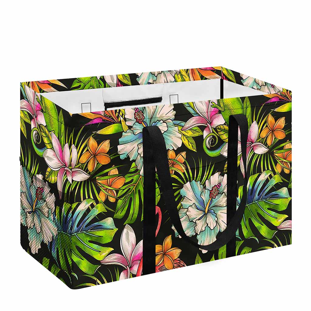 Hawaiian Aloha Tropical Pattern Print Utility Tote Bag